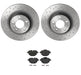 Brembo Brembo Disc Brake Pad and Rotor Kits KTX4051 Autofit