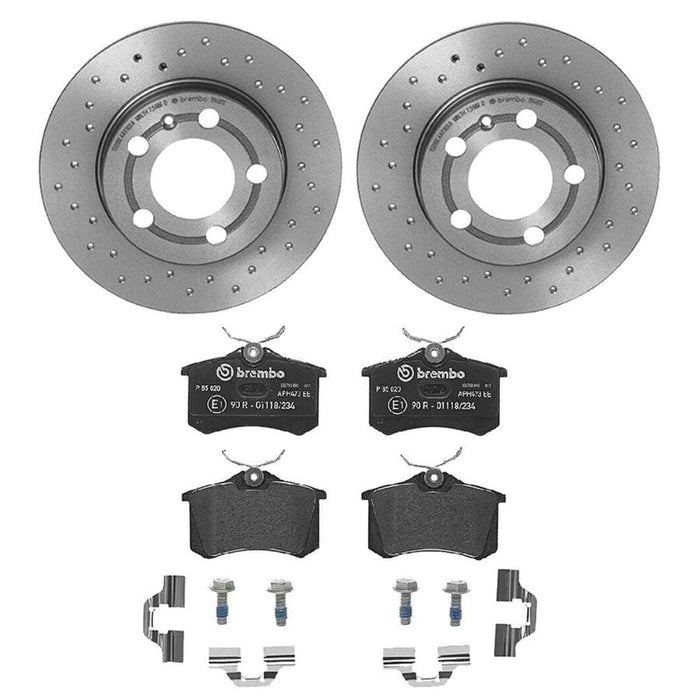Brembo Brembo Disc Brake Pad and Rotor Kits KTX4056 Autofit