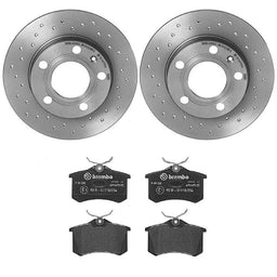 Brembo Brembo Disc Brake Pad and Rotor Kits KTX4057 Autofit