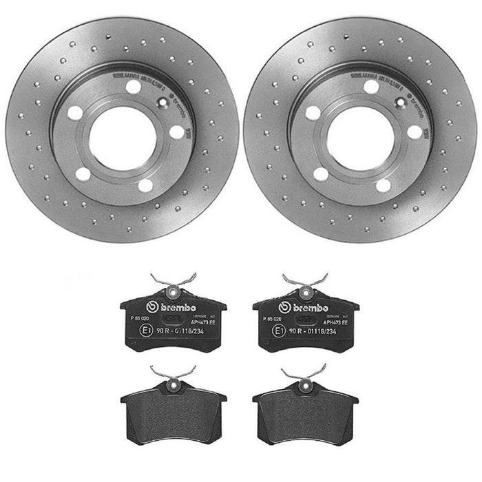 Brembo Brembo Disc Brake Pad and Rotor Kits KTX4057 Autofit