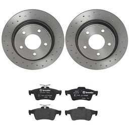 Brembo Brembo Disc Brake Pad and Rotor Kits KTX4061 Autofit