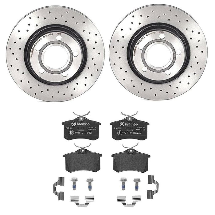 Brembo Brembo Disc Brake Pad and Rotor Kits KTX4062 Autofit