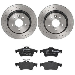 Brembo Brembo Disc Brake Pad and Rotor Kits KTX4063 Autofit