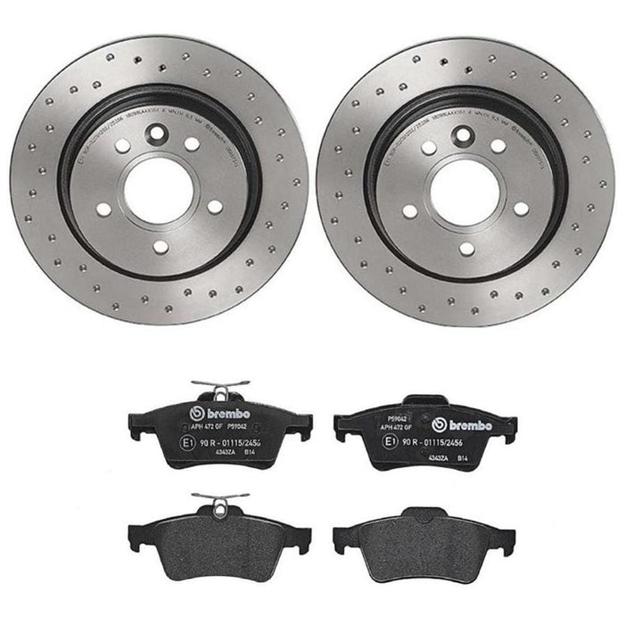 Brembo Brembo Disc Brake Pad and Rotor Kits KTX4063 Autofit