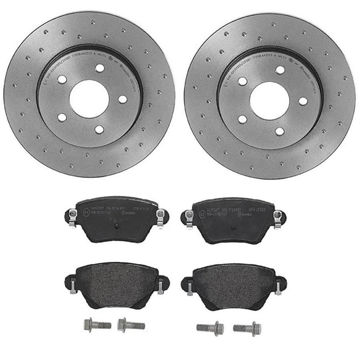 Brembo Brembo Disc Brake Pad and Rotor Kits KTX4064 Autofit
