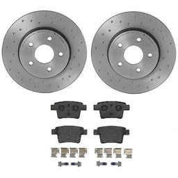 Brembo Brembo Disc Brake Pad and Rotor Kits KTX4065 Autofit