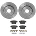 Brembo Brembo Disc Brake Pad and Rotor Kits KTX4065 Autofit