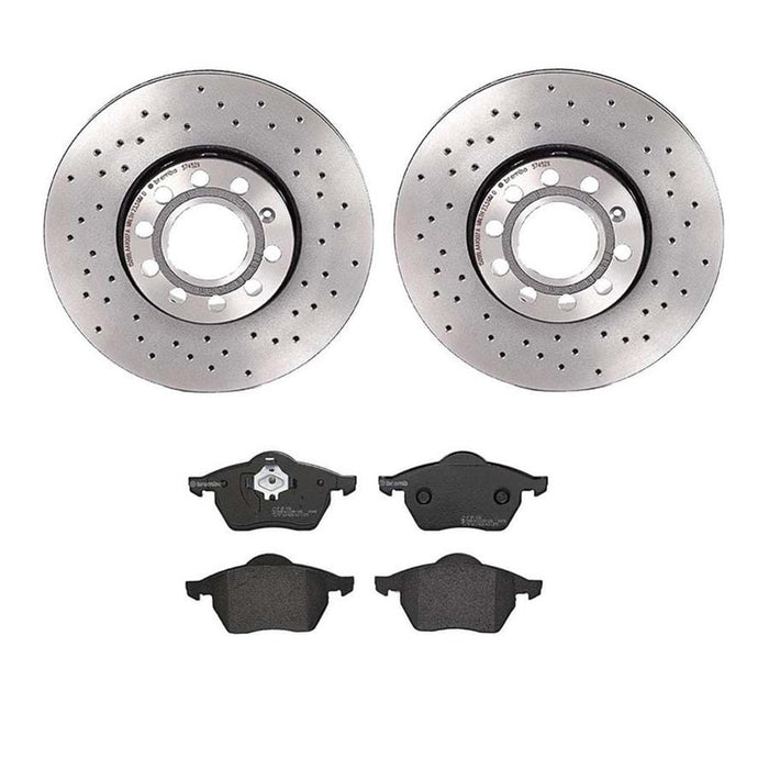 Brembo Brembo Disc Brake Pad and Rotor Kits KTX4072 Autofit