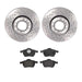 Brembo Brembo Disc Brake Pad and Rotor Kits KTX4072 Autofit