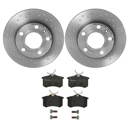 Brembo Brembo Disc Brake Pad and Rotor Kits KTX4076 Autofit