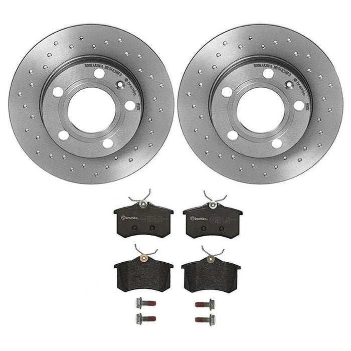 Brembo Brembo Disc Brake Pad and Rotor Kits KTX4076 Autofit