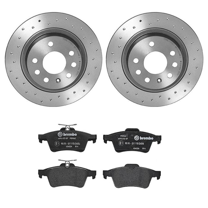 Brembo Brembo Disc Brake Pad and Rotor Kits KTX4078 Autofit