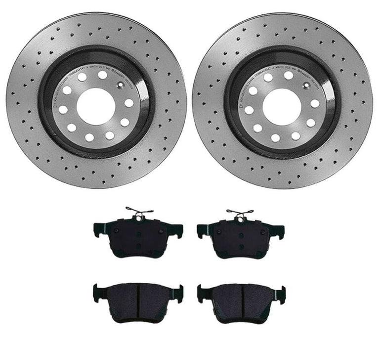 Brembo Brembo Disc Brake Pad and Rotor Kits KTX4079 Autofit