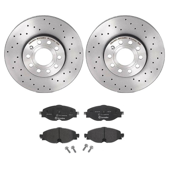 Brembo Brembo Disc Brake Pad and Rotor Kits KTX4082 Autofit