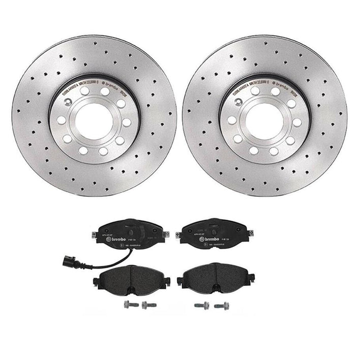 Brembo Brembo Disc Brake Pad and Rotor Kits KTX4083 Autofit