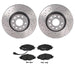 Brembo Brembo Disc Brake Pad and Rotor Kits KTX4084 Autofit