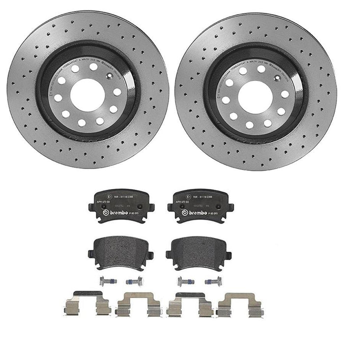 Brembo Brembo Disc Brake Pad and Rotor Kits KTX4089 Autofit