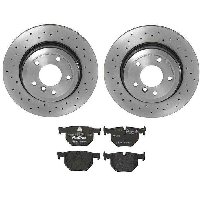 Brembo Brembo Disc Brake Pad and Rotor Kits KTX4095 Autofit