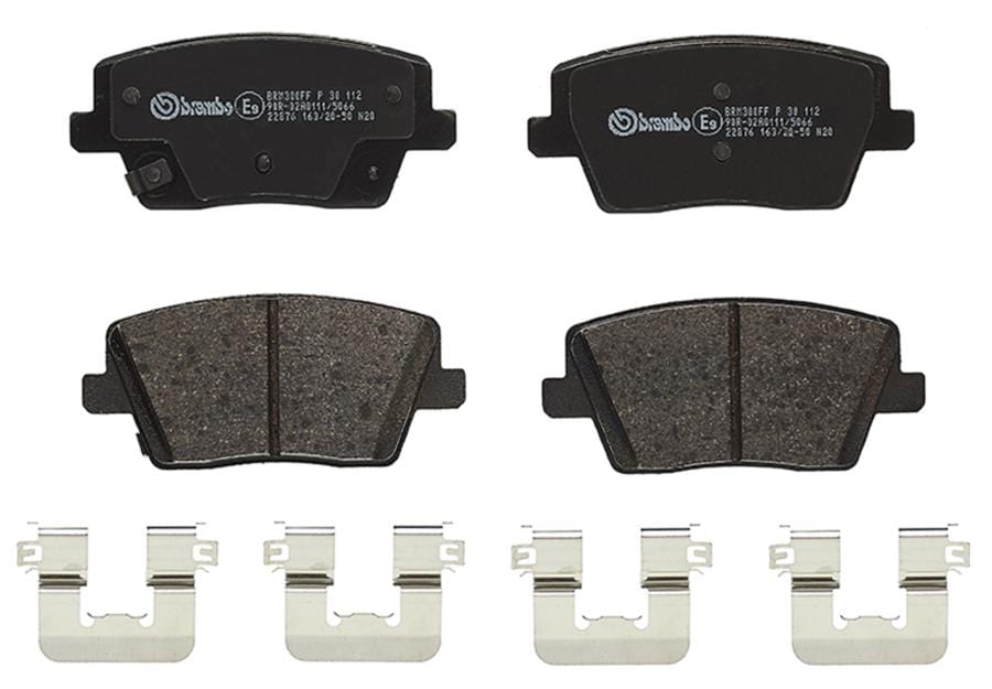Brembo Brembo Low-Met Brake Pads P30112 Autofit