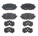 Brembo Brembo Low-Met Brake Pads P49054 Autofit