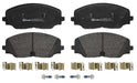 Brembo Brembo Low-Met Brake Pads P85176 Autofit