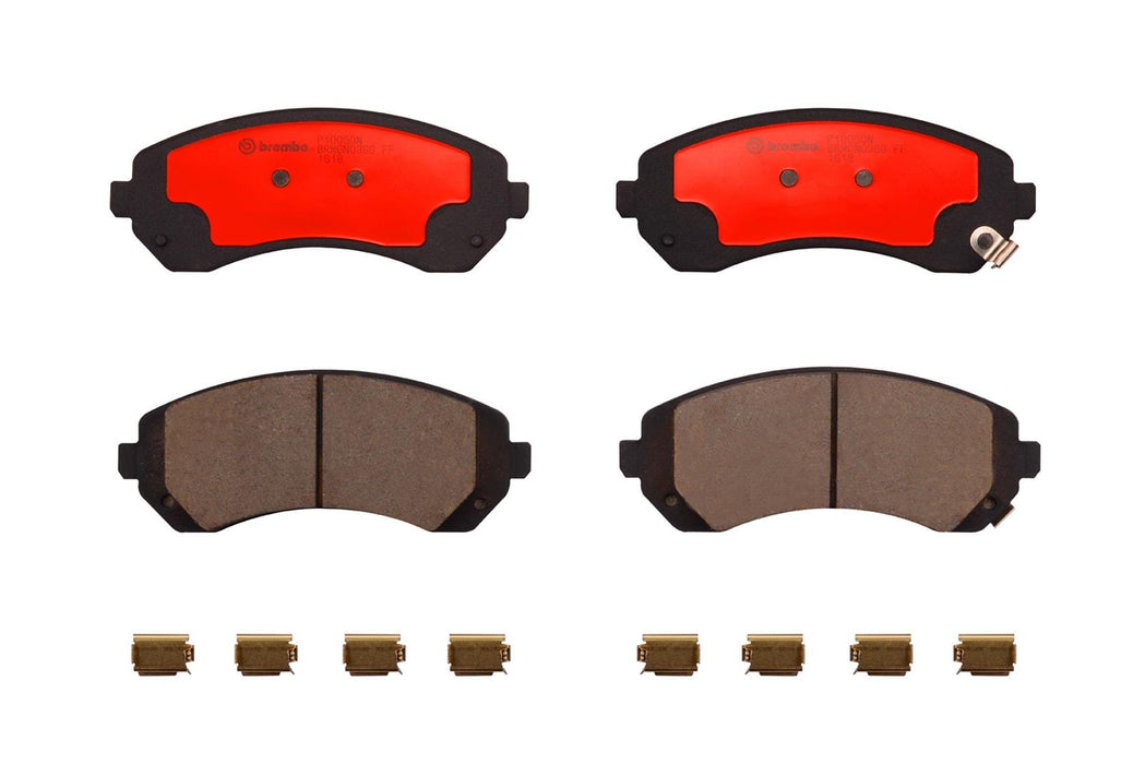 Brembo Brembo NAO Ceramic Brake Pads P10050N Autofit