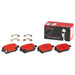 Brembo Brembo NAO Ceramic Brake Pads P10071N Autofit