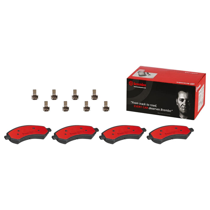 Brembo Brembo NAO Ceramic Brake Pads P18013N Autofit