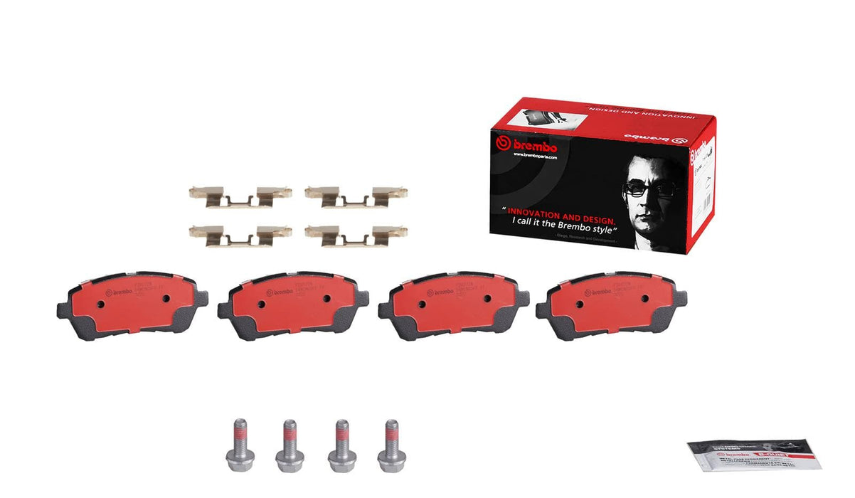 Brembo Brembo NAO Ceramic Brake Pads P24072N Autofit