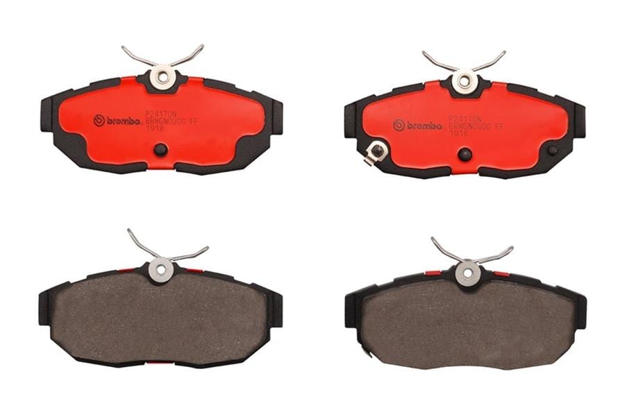 Brembo Brembo NAO Ceramic Brake Pads P24170N Autofit