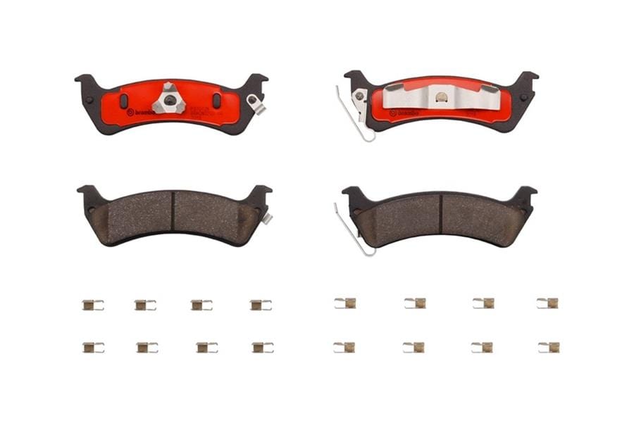 Brembo Brembo NAO Ceramic Brake Pads P37012N Autofit