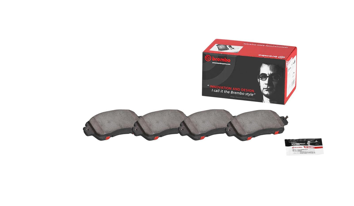 Brembo Brembo NAO Ceramic Brake Pads P49055N Autofit