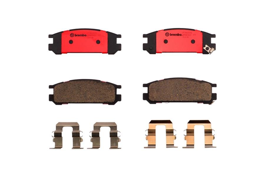 Brembo Brembo NAO Ceramic Brake Pads P78005N Autofit