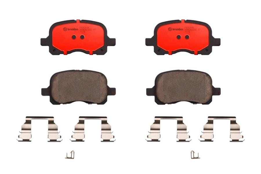 Brembo Brembo NAO Ceramic Brake Pads P83044N Autofit