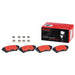 Brembo Brembo NAO Ceramic Brake Pads P83049N Autofit