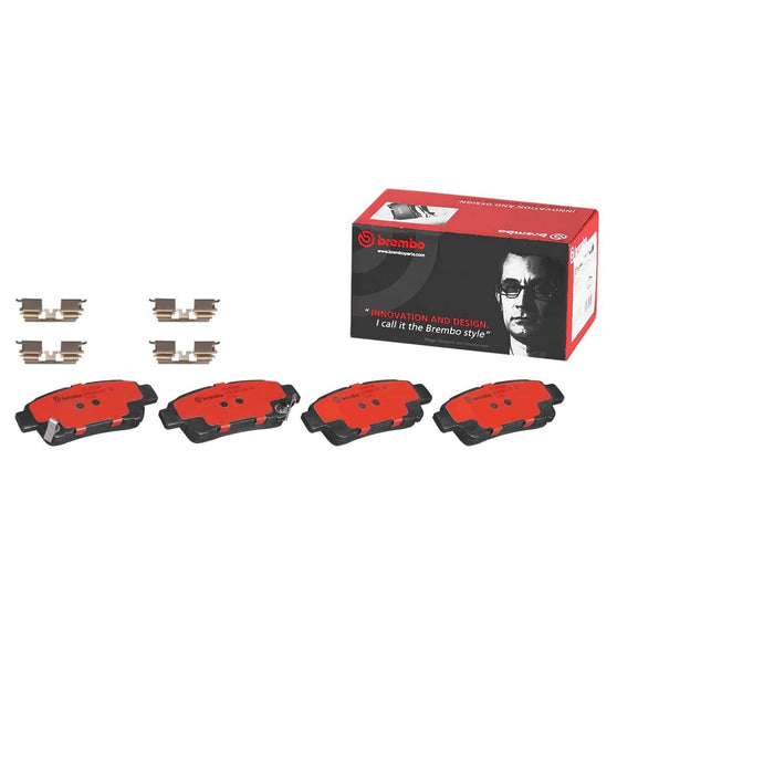 Brembo Brembo NAO Ceramic Brake Pads P83056N Autofit