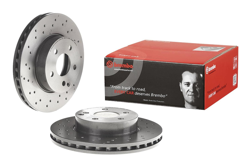 Brembo Brembo Premium UV Coated Brake Rotors 09.A613.51 Autofit
