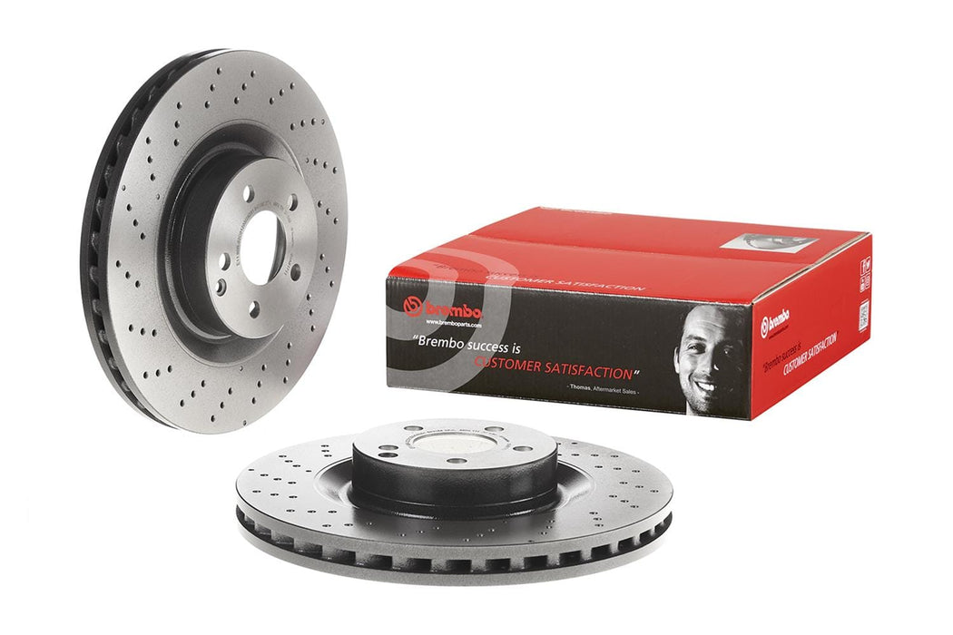 Brembo Brembo Premium UV Coated Brake Rotors 09.A817.11 Autofit