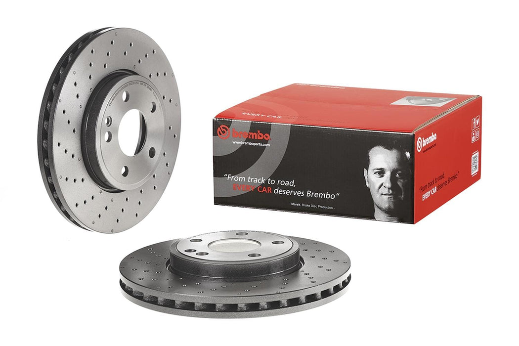 Brembo Brembo Premium UV Coated Brake Rotors 09.B436.51 Autofit