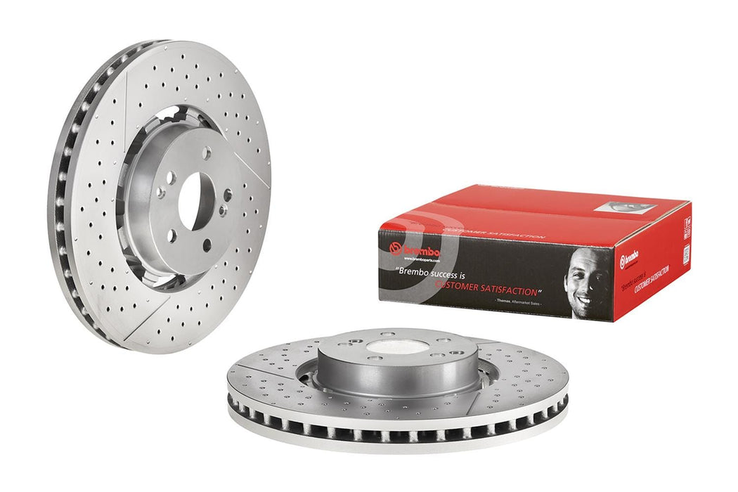 Brembo Brembo Premium UV Coated Brake Rotors 09A94533 Autofit