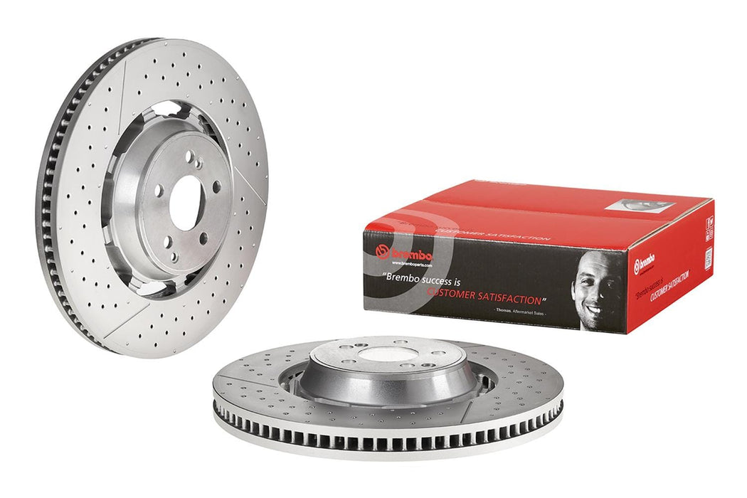 Brembo Brembo Premium UV Coated Brake Rotors 09B84833 Autofit