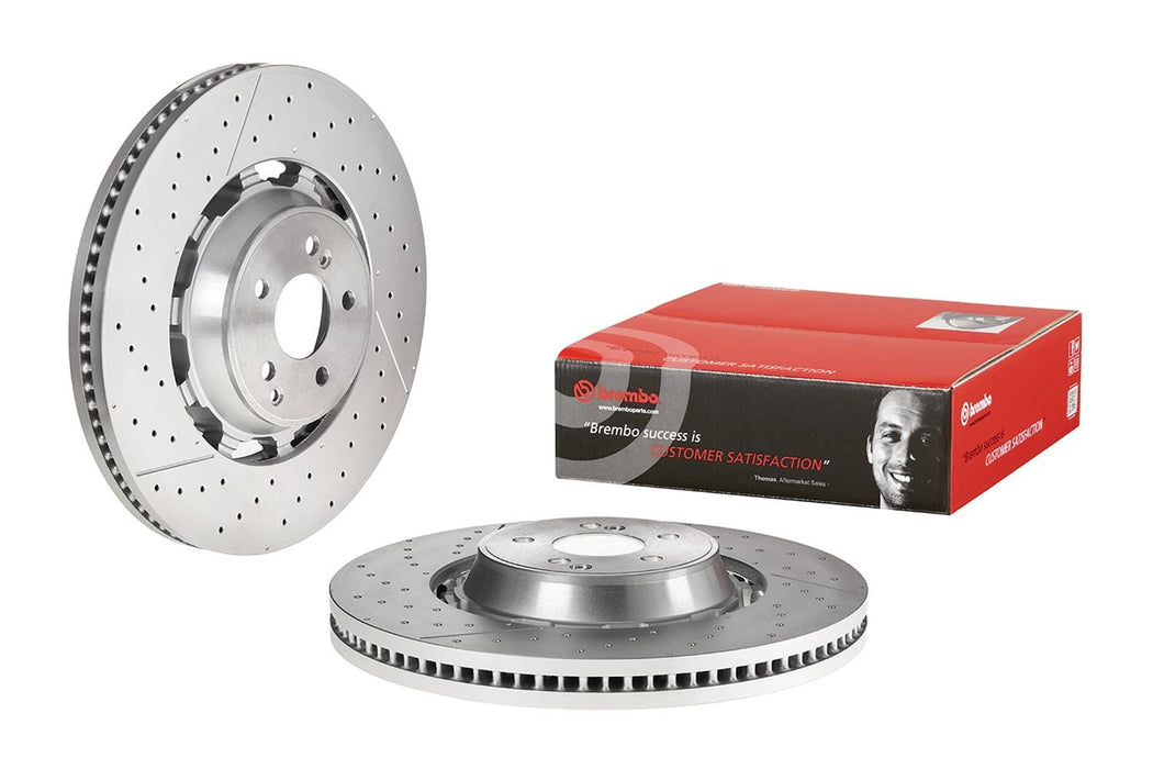 Brembo Brembo Premium UV Coated Brake Rotors 09C12733 Autofit
