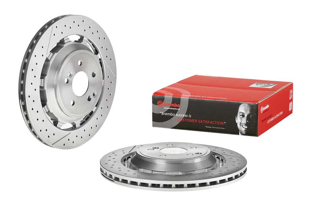 Brembo Brembo Premium UV Coated Brake Rotors 09C12833 Autofit