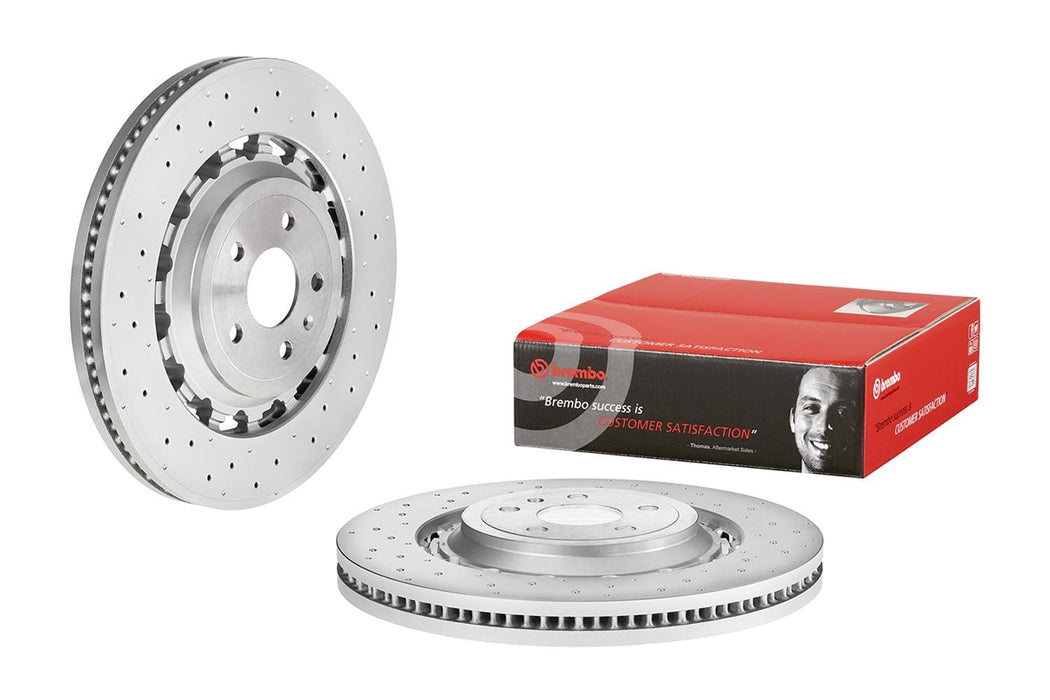 Brembo Brembo Premium UV Coated Brake Rotors 09D17443 Autofit