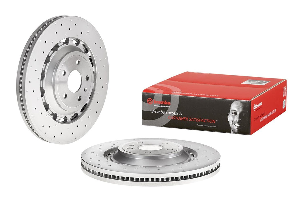 Brembo Brembo Premium UV Coated Brake Rotors 09D17453 Autofit