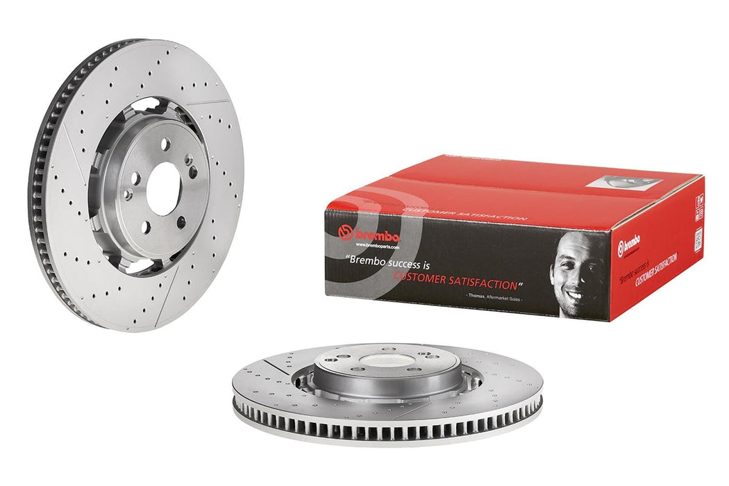 Brembo Brembo Premium UV Coated Brake Rotors 09D41133 Autofit