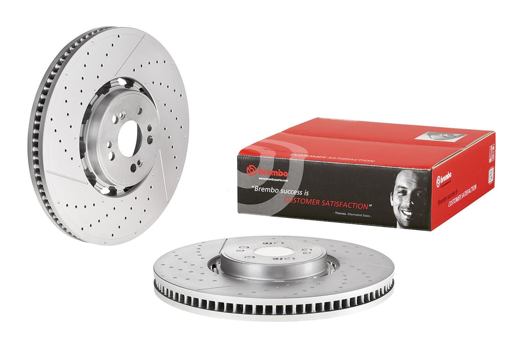Brembo Brembo Premium UV Coated Brake Rotors 09D60143 Autofit