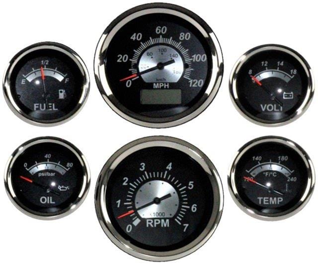 Classic Dash Classic Dash Gauge Kits and Instrument Clusters 130-94-5BS22 Autofit