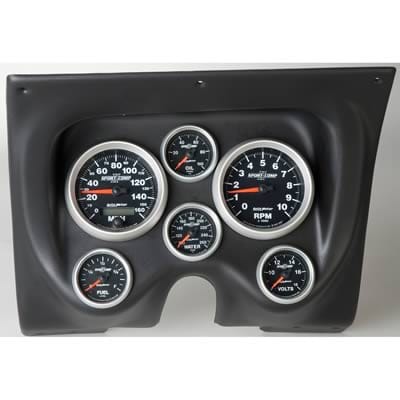 Classic Dash Classic Thunder Road Instrument Panels with AutoMeter Gauges 101670911 Autofit