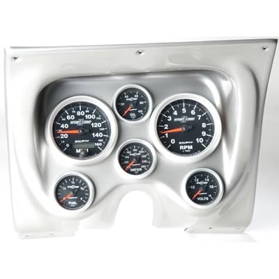 Classic Dash Classic Thunder Road Instrument Panels with AutoMeter Gauges 101670912 Autofit